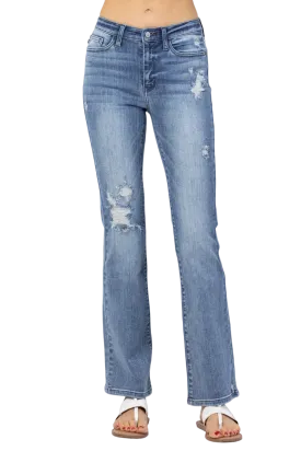 Judy Blue Women's High Waist Boot Cut Jeans